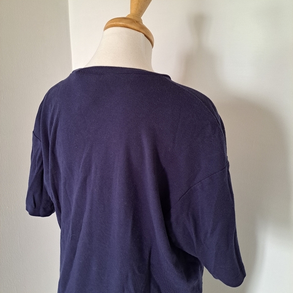 I.B. Diffusion | Blue & white embroidered sailing graphics with rhinestones - Picture 7 of 10